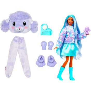 Mattel Cutie Reveal Cozy Cute Series - Poodle, Doll