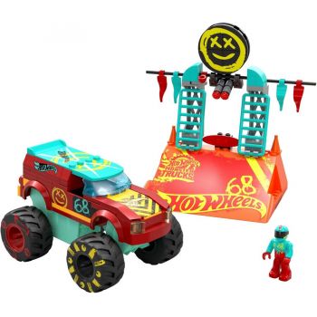 Mattel MEGA Hot Wheels Monster Trucks Demo Derby Extreme Stunt Set Construction Toy