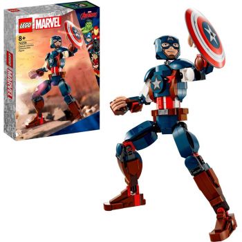 Jucarie 76258 Marvel Super Heroes Captain America Buildable Figure Construction Toy