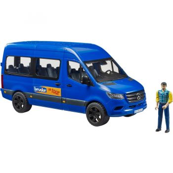 Jucarie Mercedes Benz Sprinter transfer with driver, model vehicle