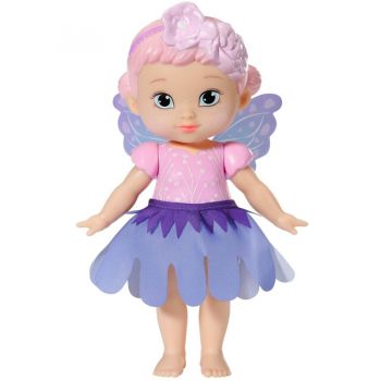 ZAPF Creation BABY born Storybook Fairy Violet 18cm, doll (with magic wand, stage, backdrop and little picture book)