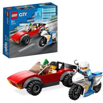 Jucarie 60392 City Police Motorbike Pursuit Construction Toy