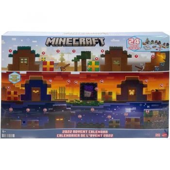 Jucarie Minecraft Mob Head Minis Advent Calendar Toy Figure