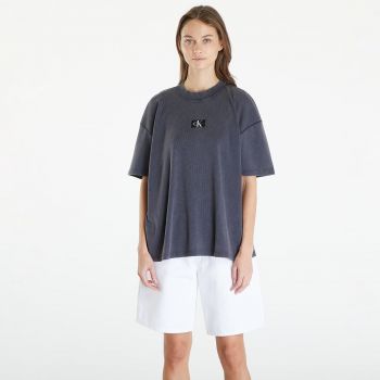 Calvin Klein Jeans Washed Rib Label T-Shirt Boy Gray ieftin