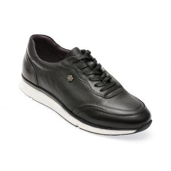 Pantofi casual GRYXX negri, 323295, din piele naturala