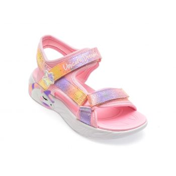 Sandale casual SKECHERS roz, 302682L, din material textil