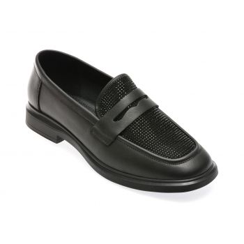 Mocasini casual GRYXX negri, 230295, din piele naturala