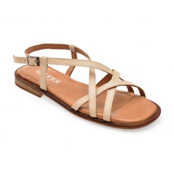 Sandale casual GRYXX bej, 1141621, din piele naturala