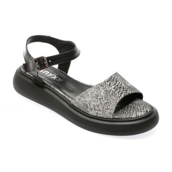 Sandale casual GRYXX negre, 2281654, din piele naturala