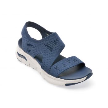 Sandale casual SKECHERS bleumarin, 119458, din material textil