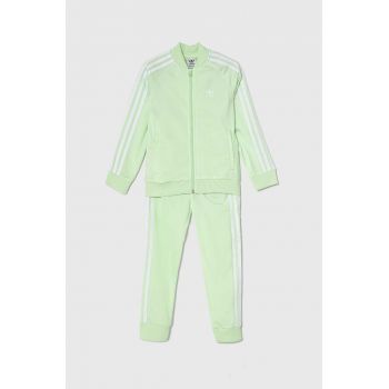 adidas Originals trening copii culoarea verde