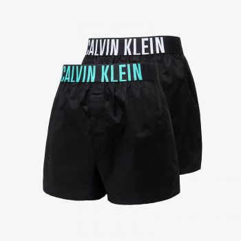 Calvin Klein Cotton Stretch Slim Trunks 2-Pack Black ieftin