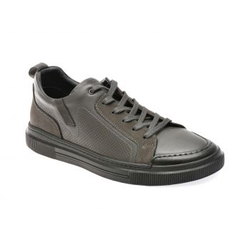 Pantofi casual GRYXX gri, HS496A, din piele naturala