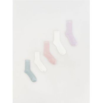 Reserved - Set de 5 perechi de șosete cu conținut ridicat de bumbac - multicolor