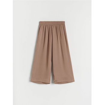 Reserved - Pantaloni wide leg - auriu