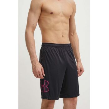 Under Armour pantaloni scurți de antrenament culoarea negru, 1306443