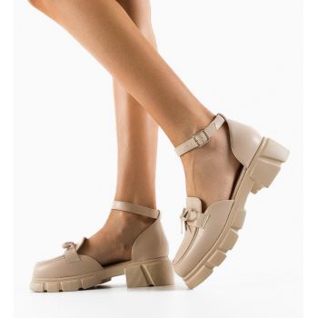 Pantofi casual Dorina Bej