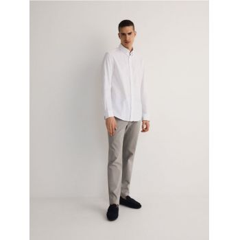 Reserved - Pantaloni chino slim - gri deschis