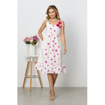 Rochie Flora Fucsia