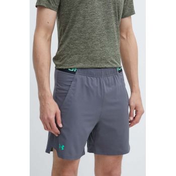 Under Armour pantaloni scurți de antrenament Vanish culoarea gri ieftini