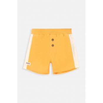 Coccodrillo pantaloni scurti bebe culoarea galben