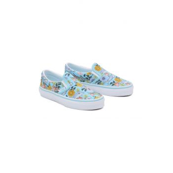 Vans tenisi copii UY Classic Slip-On culoarea turcoaz ieftini