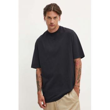 A-COLD-WALL* tricou din bumbac Essential T-Shirt bărbați, culoarea negru, cu imprimeu, ACWMTS177