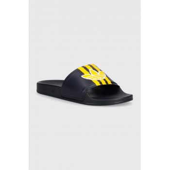 adidas Originals papuci Adilette barbati, culoarea albastru marin, ID5787 ieftini