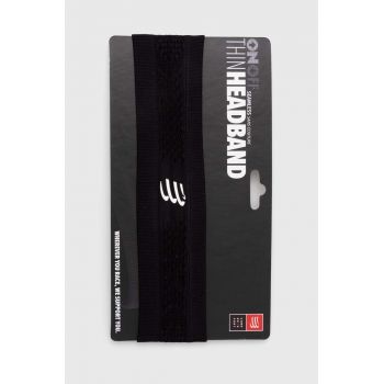 Compressport bentita pentru cap Thin Headband On/Off culoarea negru, XBNU3919 ieftin