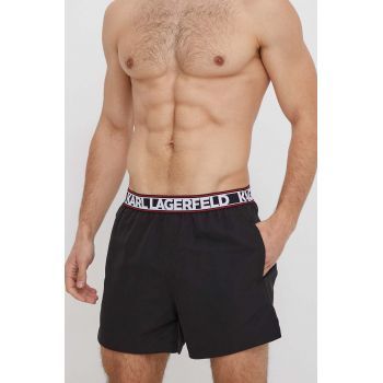 Karl Lagerfeld pantaloni scurti de baie culoarea negru