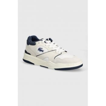 Lacoste sneakers din piele Lineshot Leather Logo culoarea alb, 47SMA0062