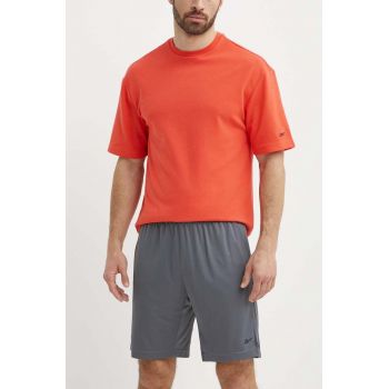 Reebok pantaloni scurți de antrenament Identity Training culoarea gri, 100068193