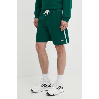 Reebok pantaloni scurti Court Sport barbati, culoarea verde, 100075659