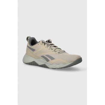 Reebok pantofi de antrenament NFX Trainer culoarea gri, 100074493