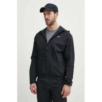 Reebok windbreaker culoarea negru, 100075618