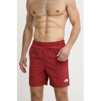 The North Face pantaloni scurti de baie culoarea rosu, NF0A5IG5POJ1 de firma original