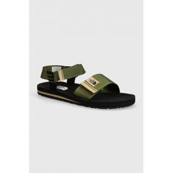 The North Face sandale SKEENA SANDAL barbati, culoarea verde, NF0A46BGRMO1 ieftine