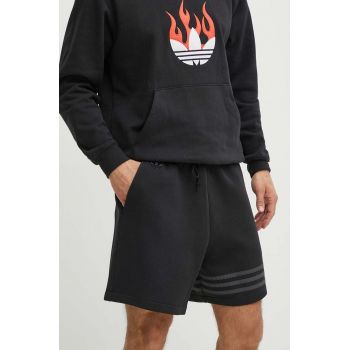 adidas Originals pantaloni scurți barbati, culoarea negru, IR9430