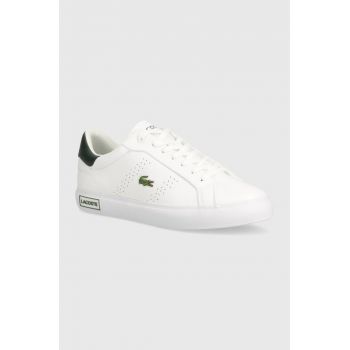 Lacoste sneakers din piele Powercourt 2.0 Leather culoarea alb, 47SMA0110