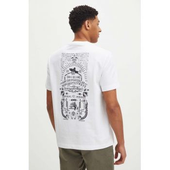 Medicine tricou barbati, culoarea alb, cu imprimeu