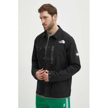 The North Face geaca barbati, culoarea negru, de tranzitie, NF0A879DJK31 ieftina