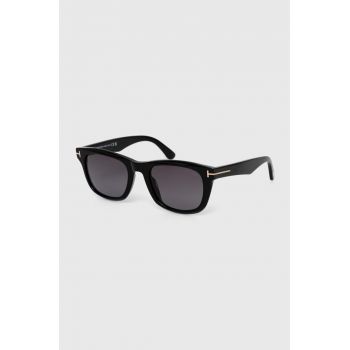 Tom Ford ochelari de soare barbati, culoarea negru, FT1076_5401B