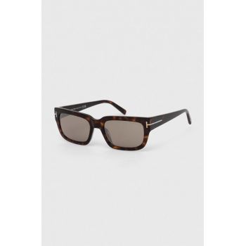 Tom Ford ochelari de soare culoarea maro, FT1075_5452L