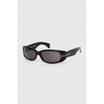 Tom Ford ochelari de soare culoarea negru, FT1064_5901A