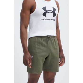 Under Armour pantaloni scurti barbati, culoarea verde de firma originali