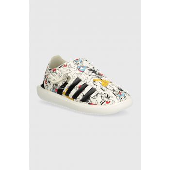 adidas sandale copii WATER SANDAL MICKEY C culoarea alb