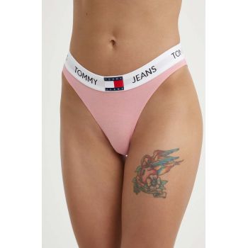 Tommy Jeans chiloți culoarea roz UW0UW04693