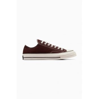 Converse tenisi Chuck 70 culoarea maro, A08189C de firma originali