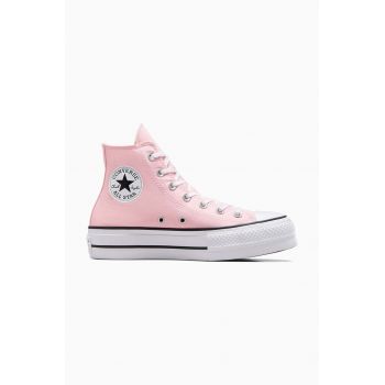 Converse tenisi Chuck Taylor All Star Lift femei, culoarea roz, A06507C