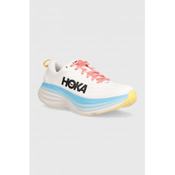 Hoka One One pantofi de alergat Bondi 8 culoarea bej